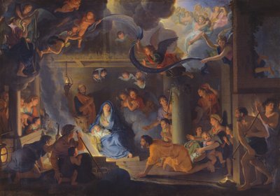Adoration of the Shepherds, 1689 by Charles Le Brun